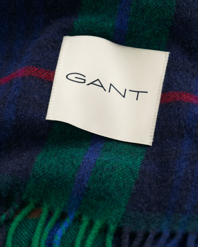 Ternet halstørklæde i kashmirblanding