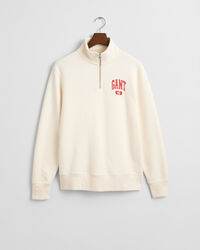 GANT 49 Arch Graphic sweatshirt med halv lynlås
