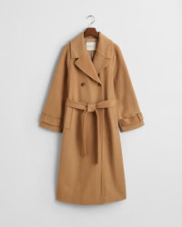 Trenchcoat i uld