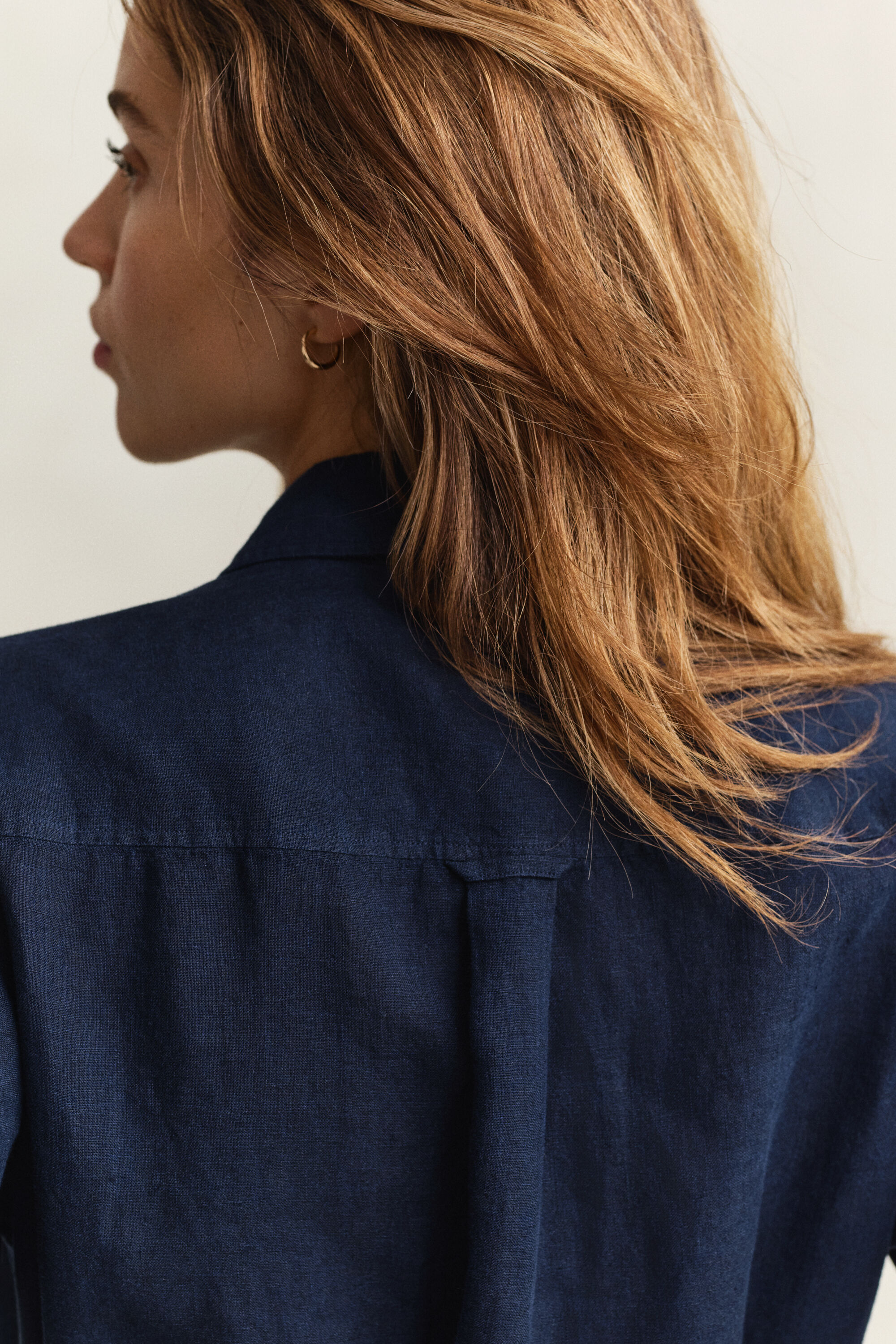 Skjortekjole af hør