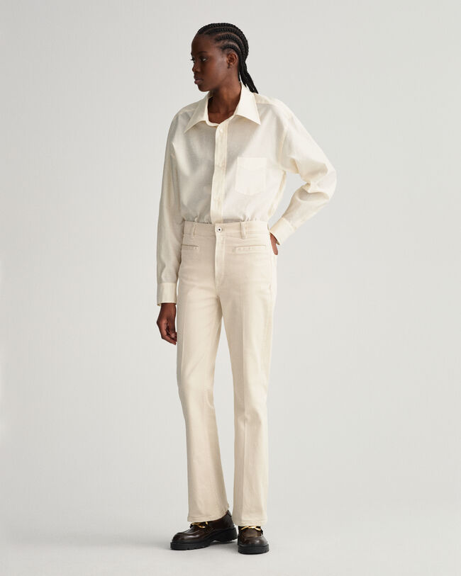 Jeans i farver med svaj