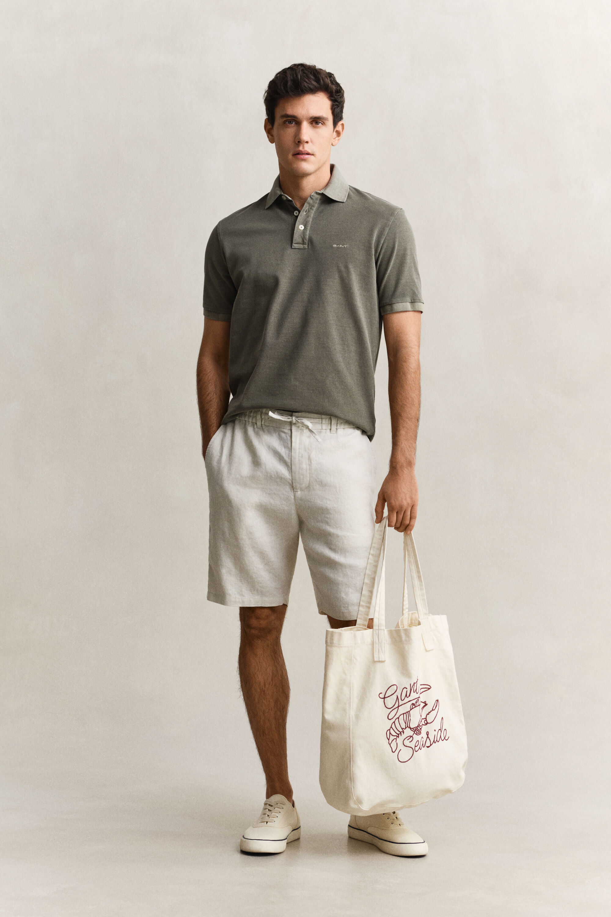 Sunfaded poloskjorte