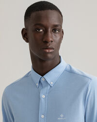 Slim fit Tech Prep™ piqué skjorte