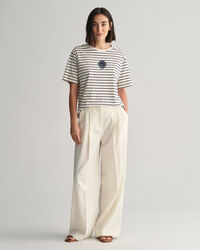 Stribet Monogram T-shirt