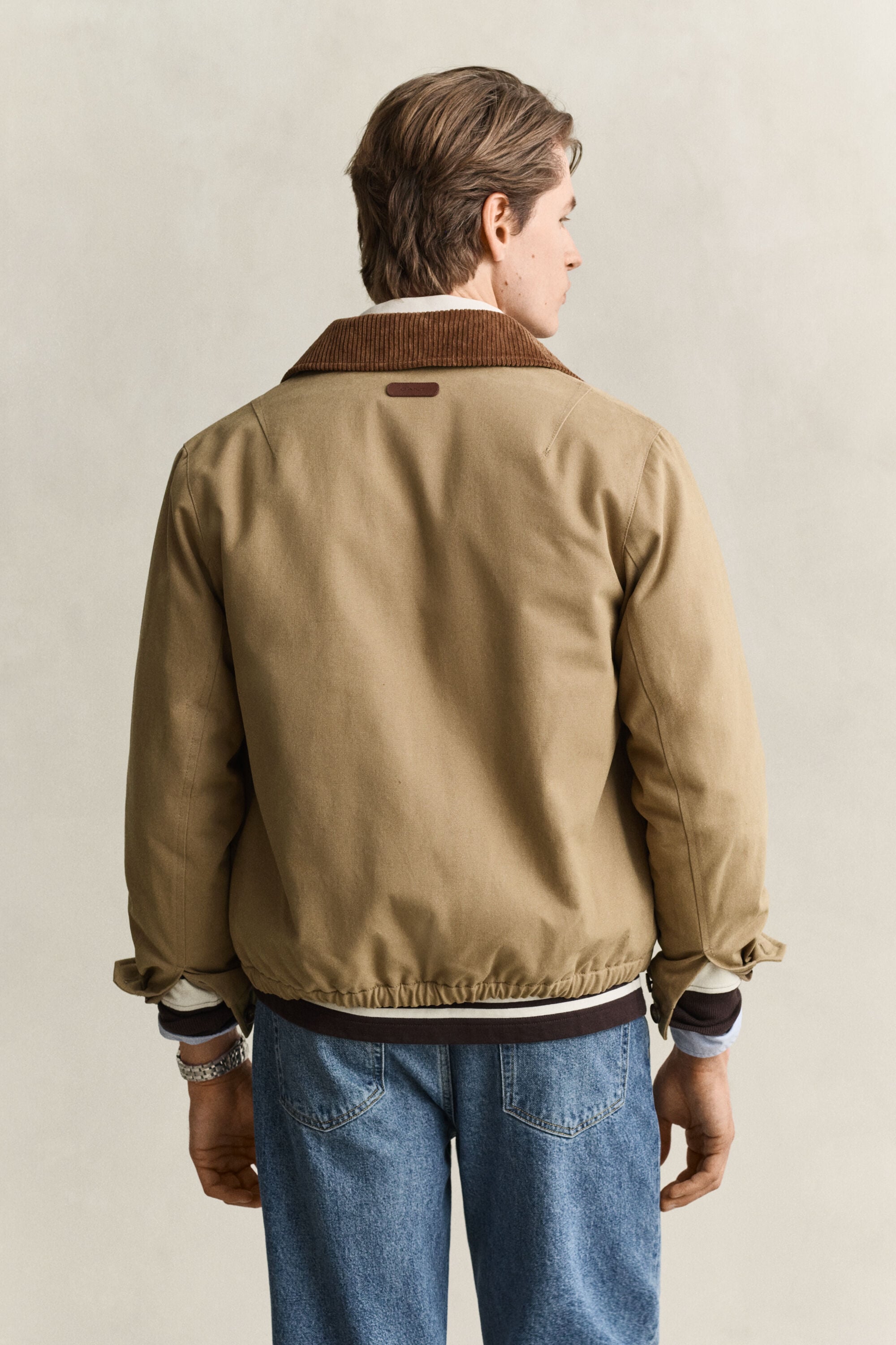 Harrington-jakke i moleskin