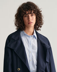 Trenchjakke i mellemlængde