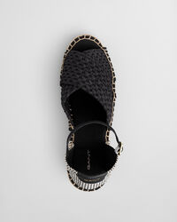 Luliza strikkede kile-espadriller