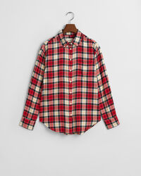 Relaxed fit ternet flannelskjorte