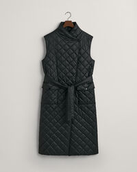 Lang quiltet vest