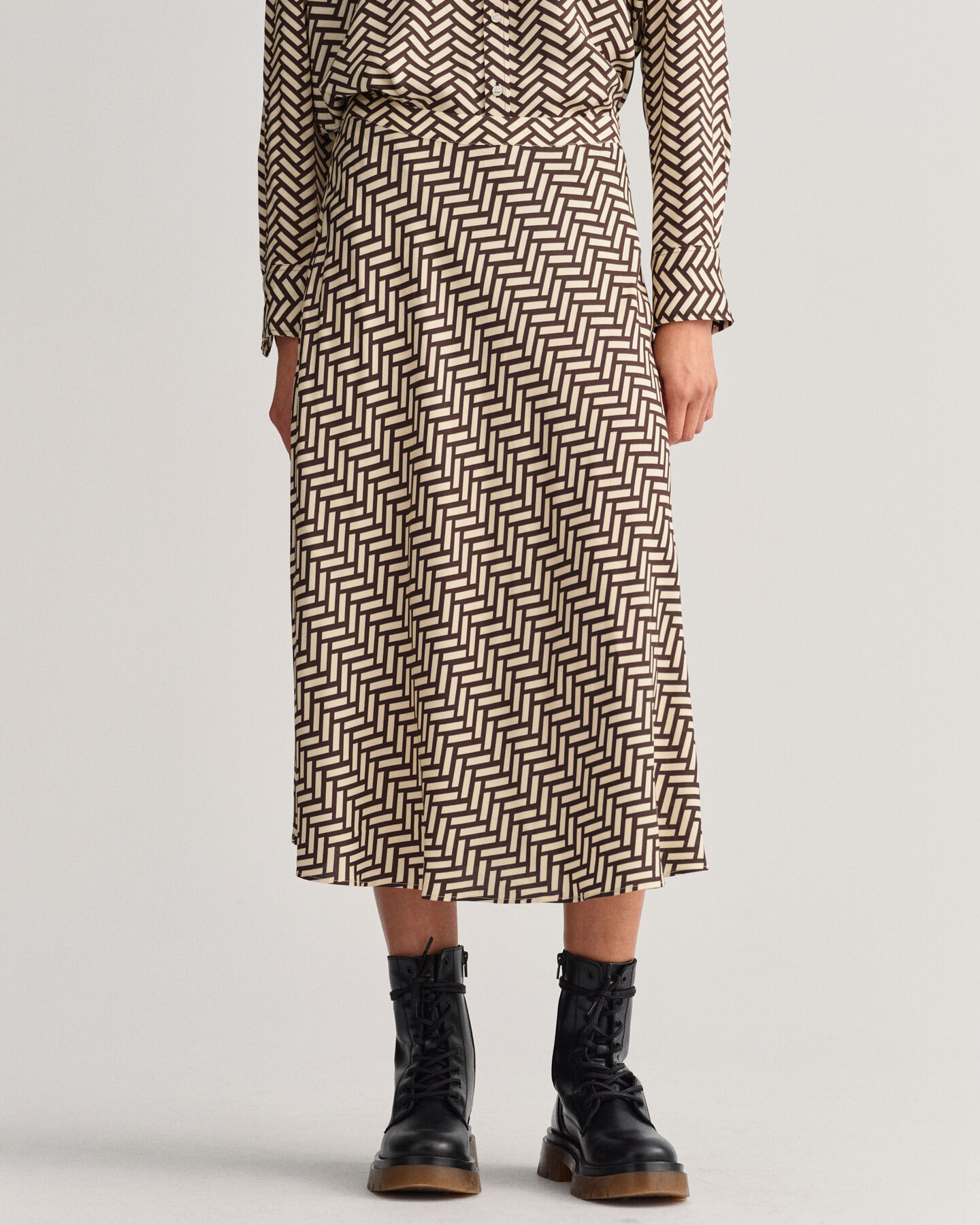 Geometric A-Line skjorte