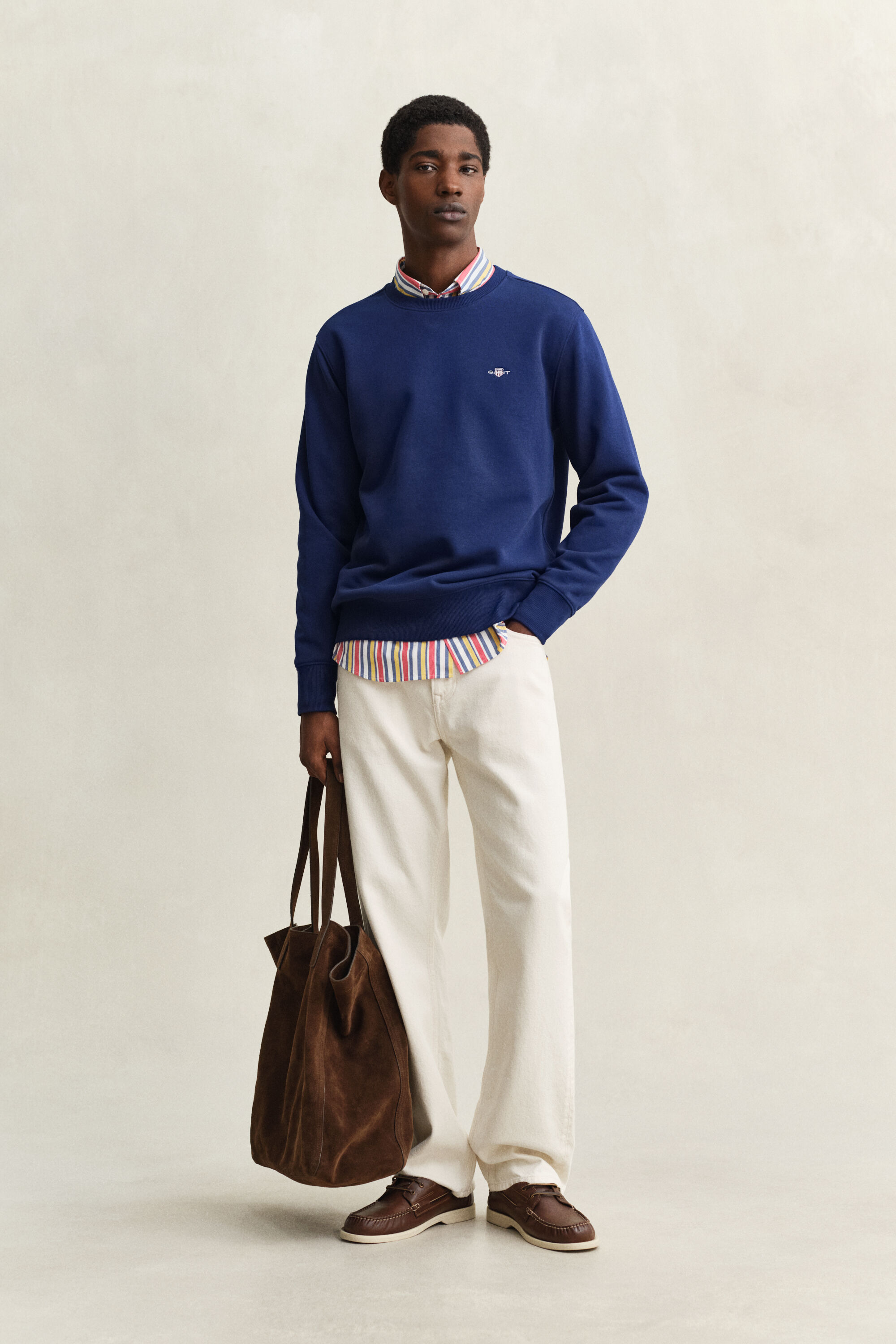 Shield sweatshirt med crewneck