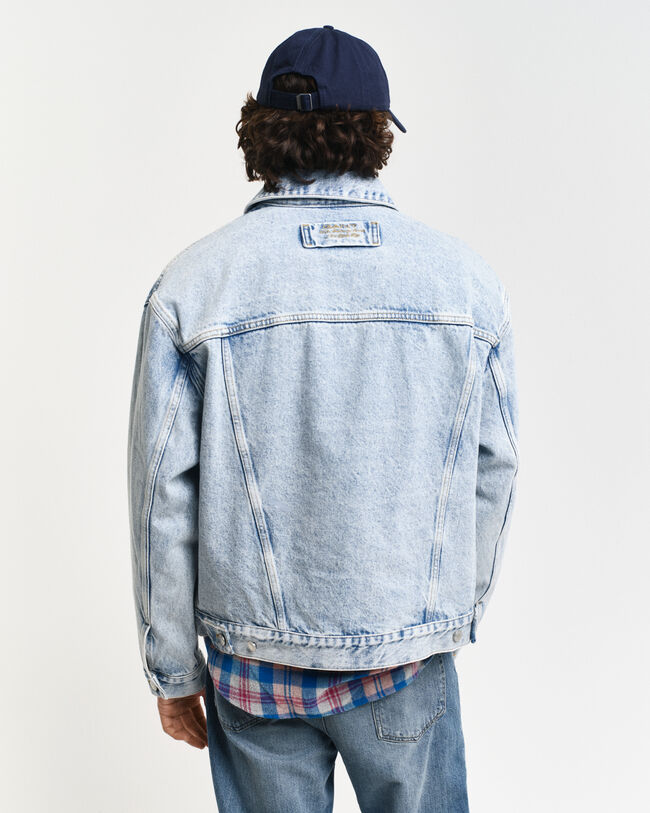 Denim trucker-jakke