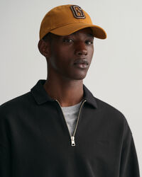 GANT Icon sweatshirt med halv lynlås