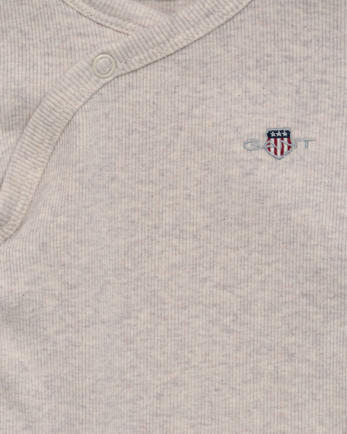 Baby Shield ribstrikket sl&aring;-om bodysuit