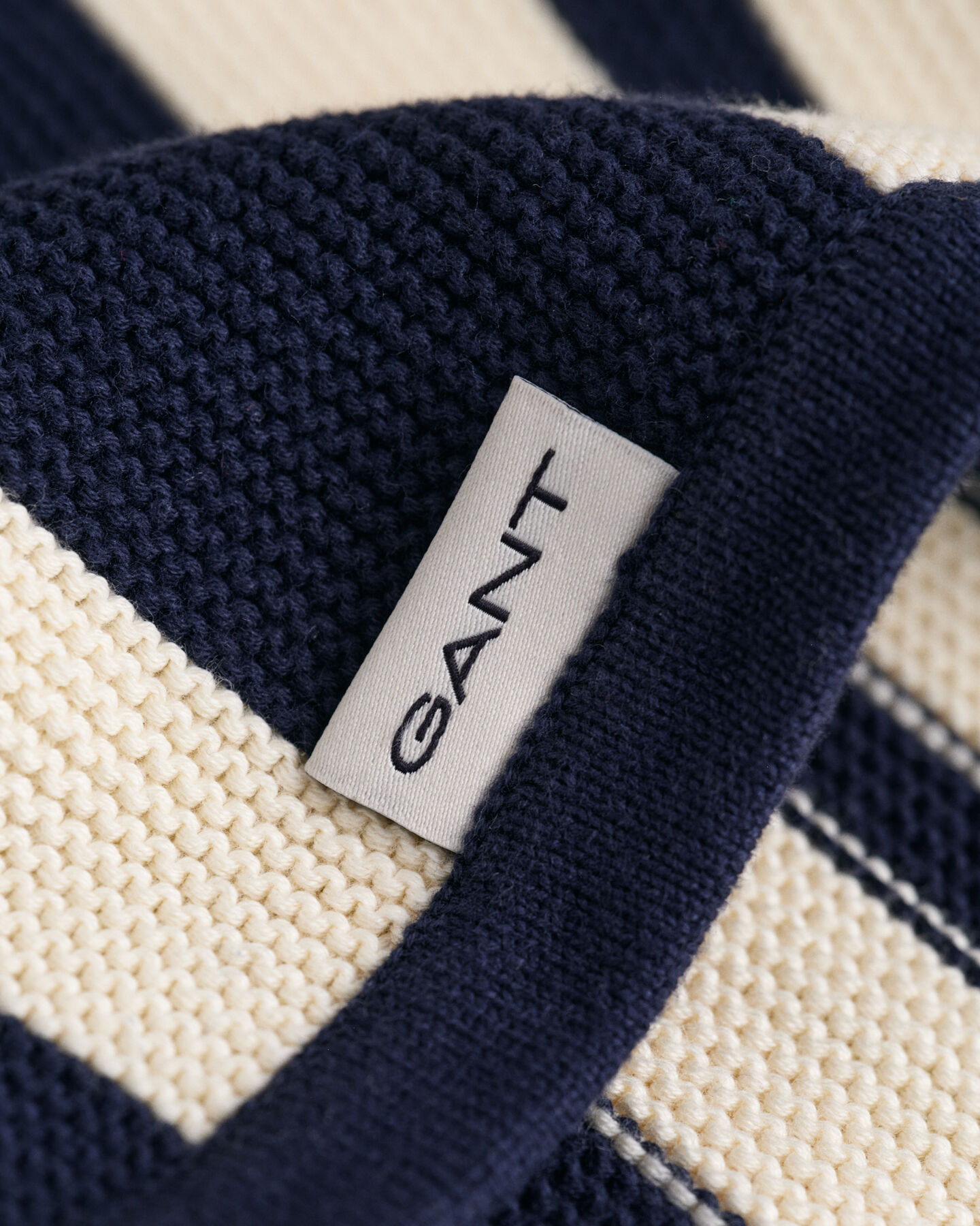 Baby bretonstribet tæppe