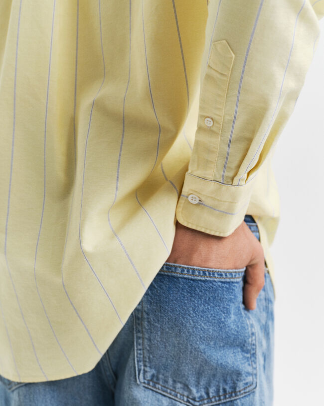 Relaxed fit Heritage Oxford-skjorte med striber