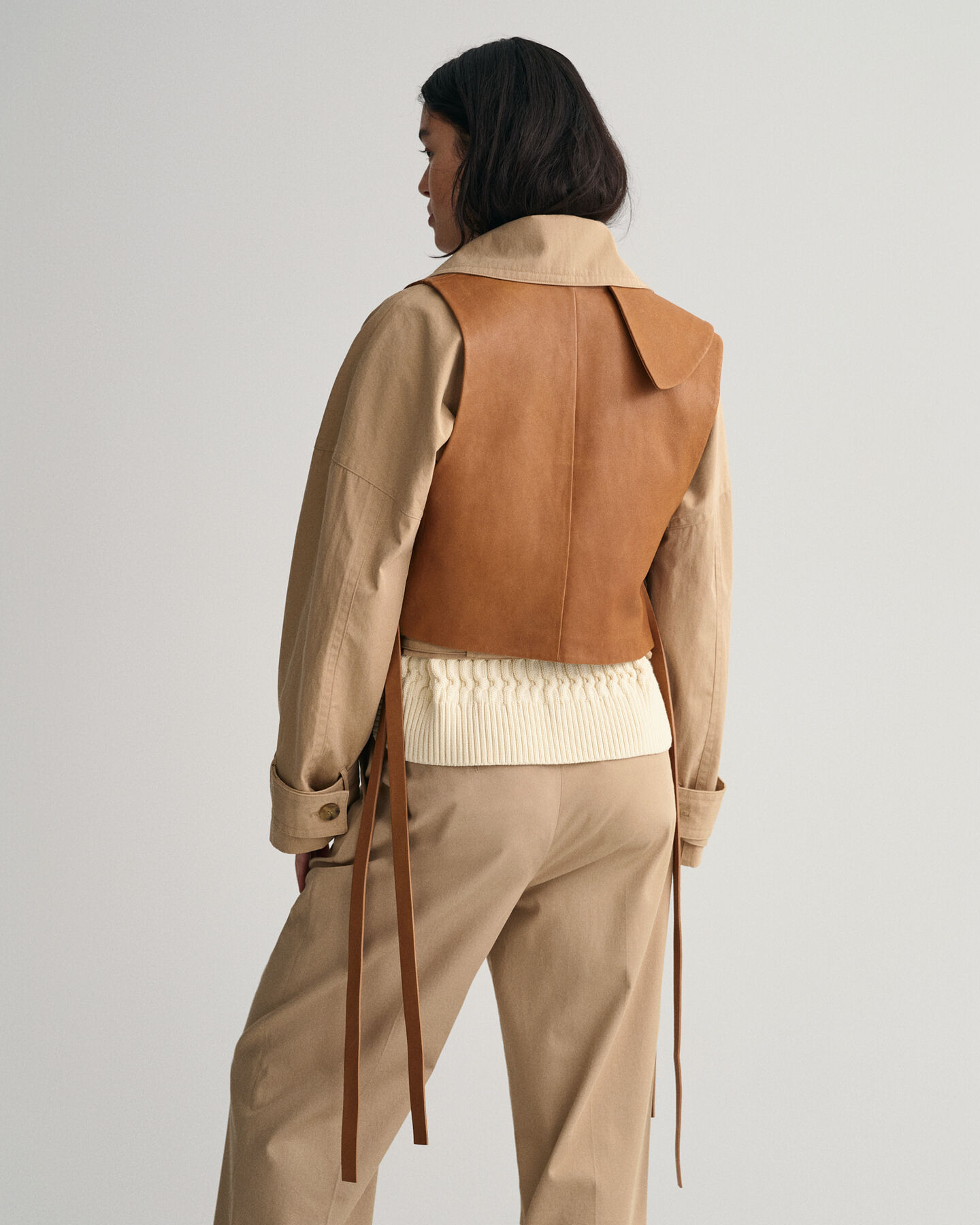 Dekonstrueret lædervest