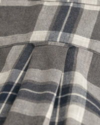 Regular fit skotskternet melange skjorte