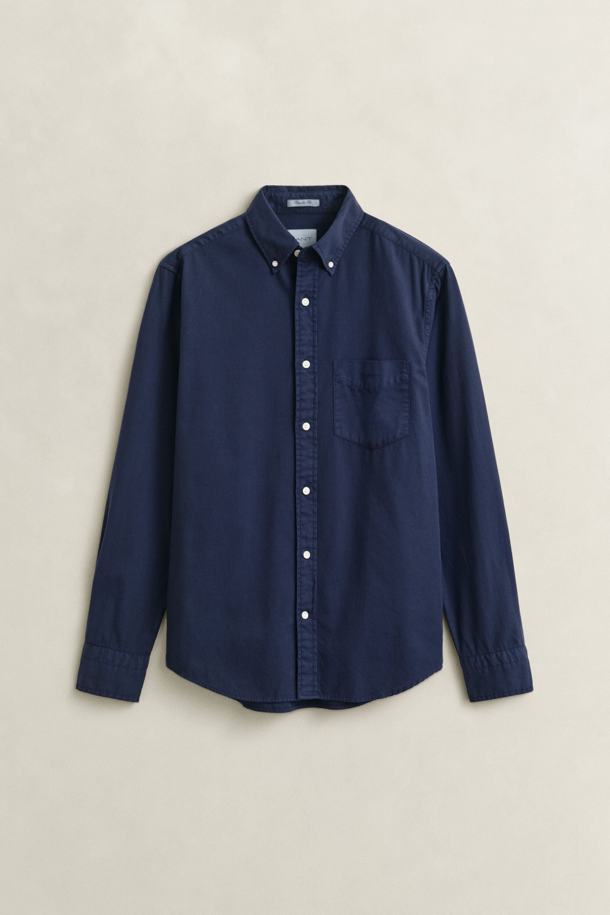 Regular fit skjorte af twill