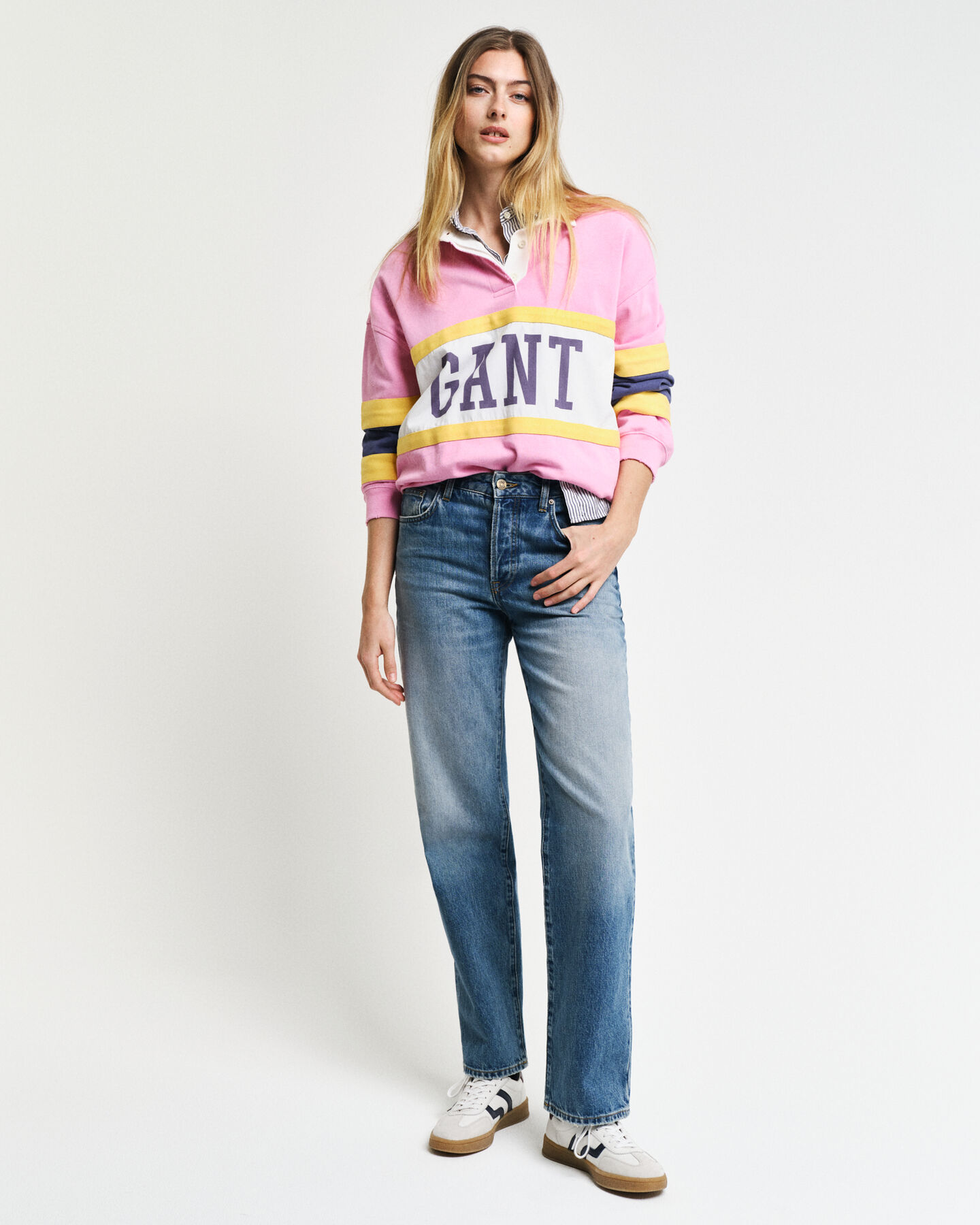 Rugger med farveblokke