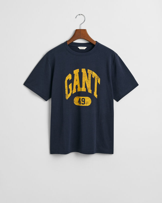 Teens T-shirt med GANT 49 Arch-tryk