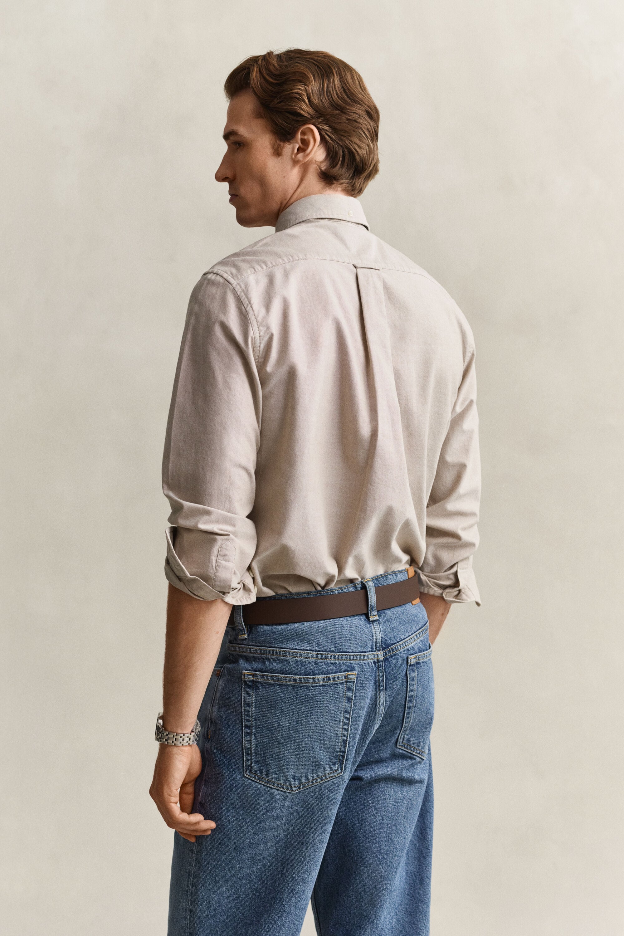Regular fit klassisk Oxford-skjorte
