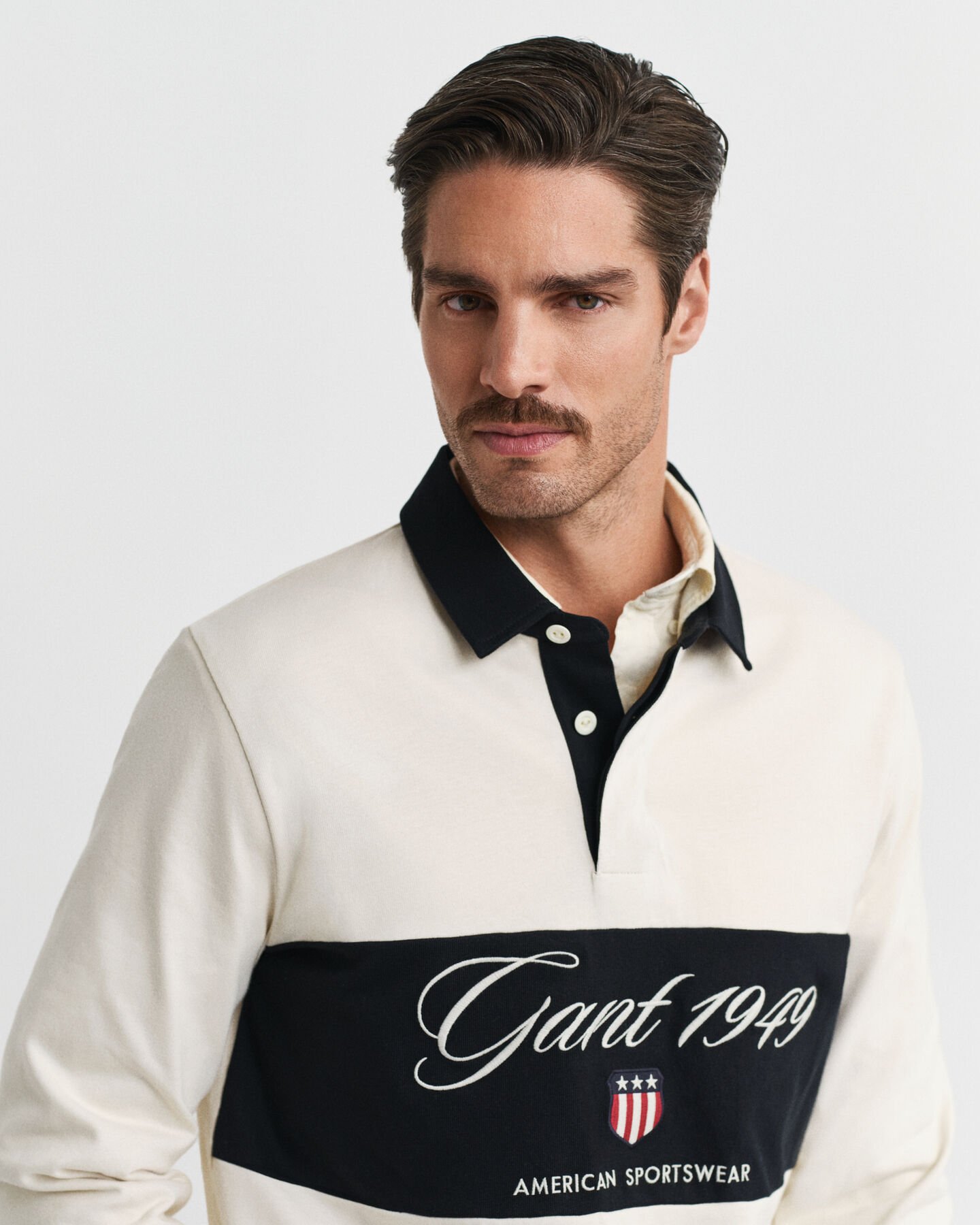 Heavy Rugger med farveblokke