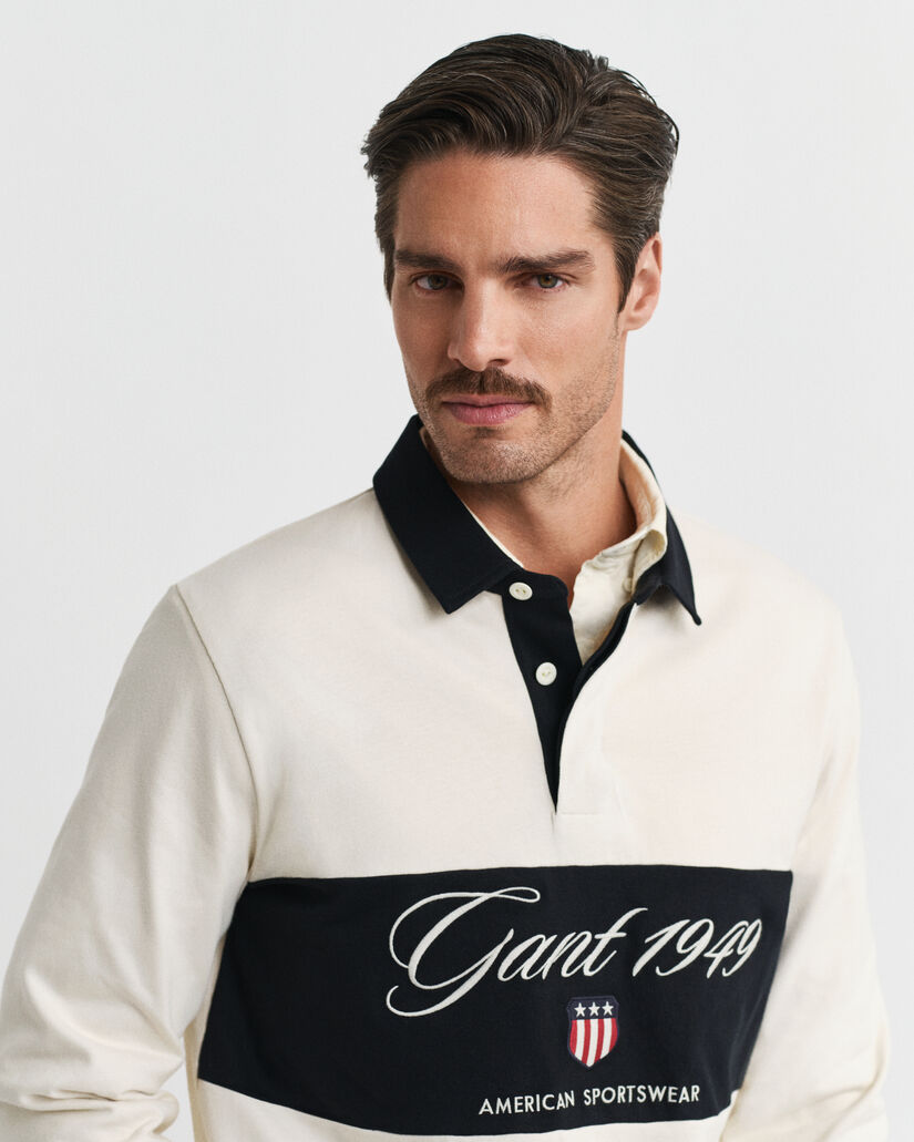 Heavy Rugger med farveblokke