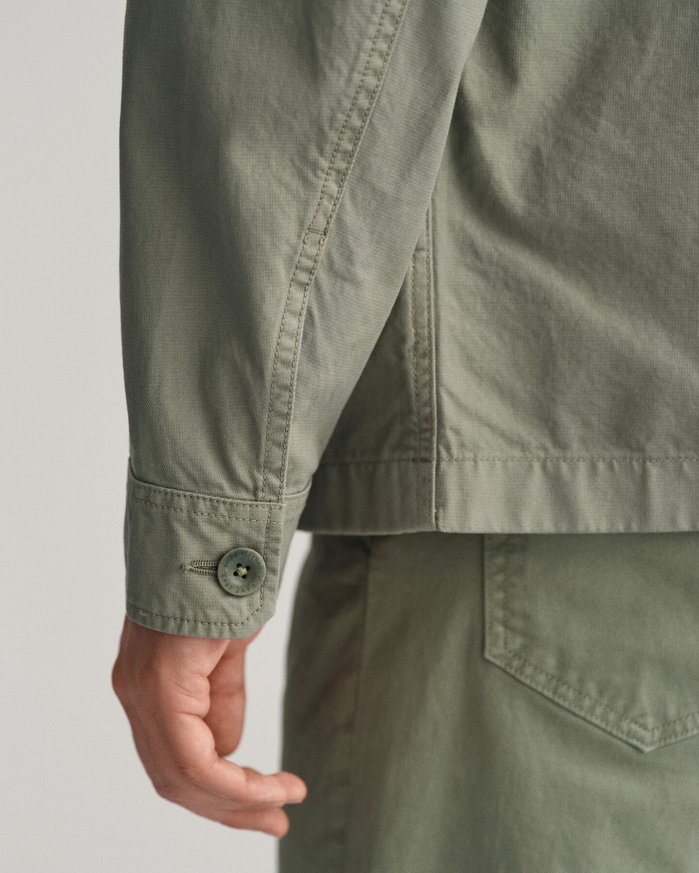 Garment-dyed overskjorte