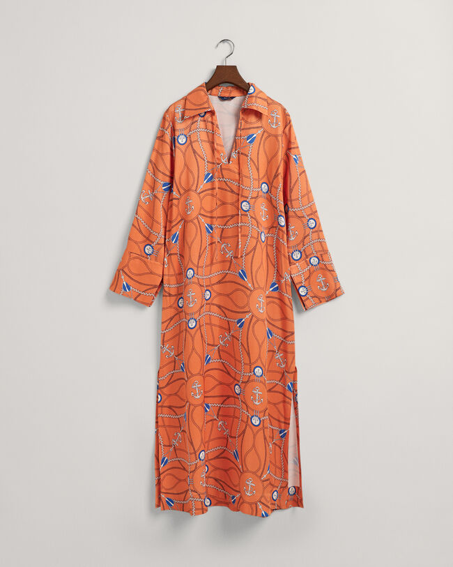 Kjole med Sailing-tryk