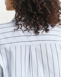 Relaxed fit Luxury Oxford skjorte med striber