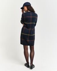 Ternet kjole med crewneck