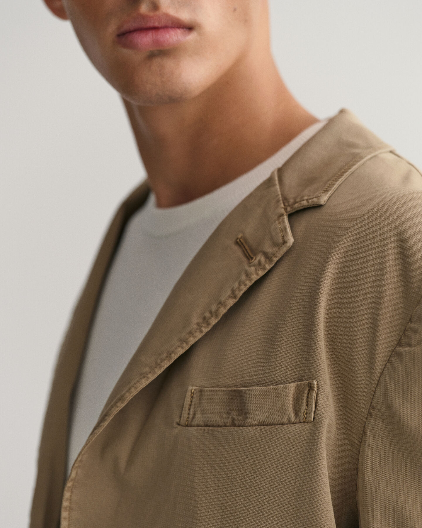 Jakkesæt-blazer af bomuld