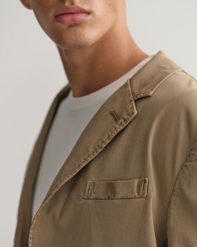 Jakkesæt-blazer af bomuld