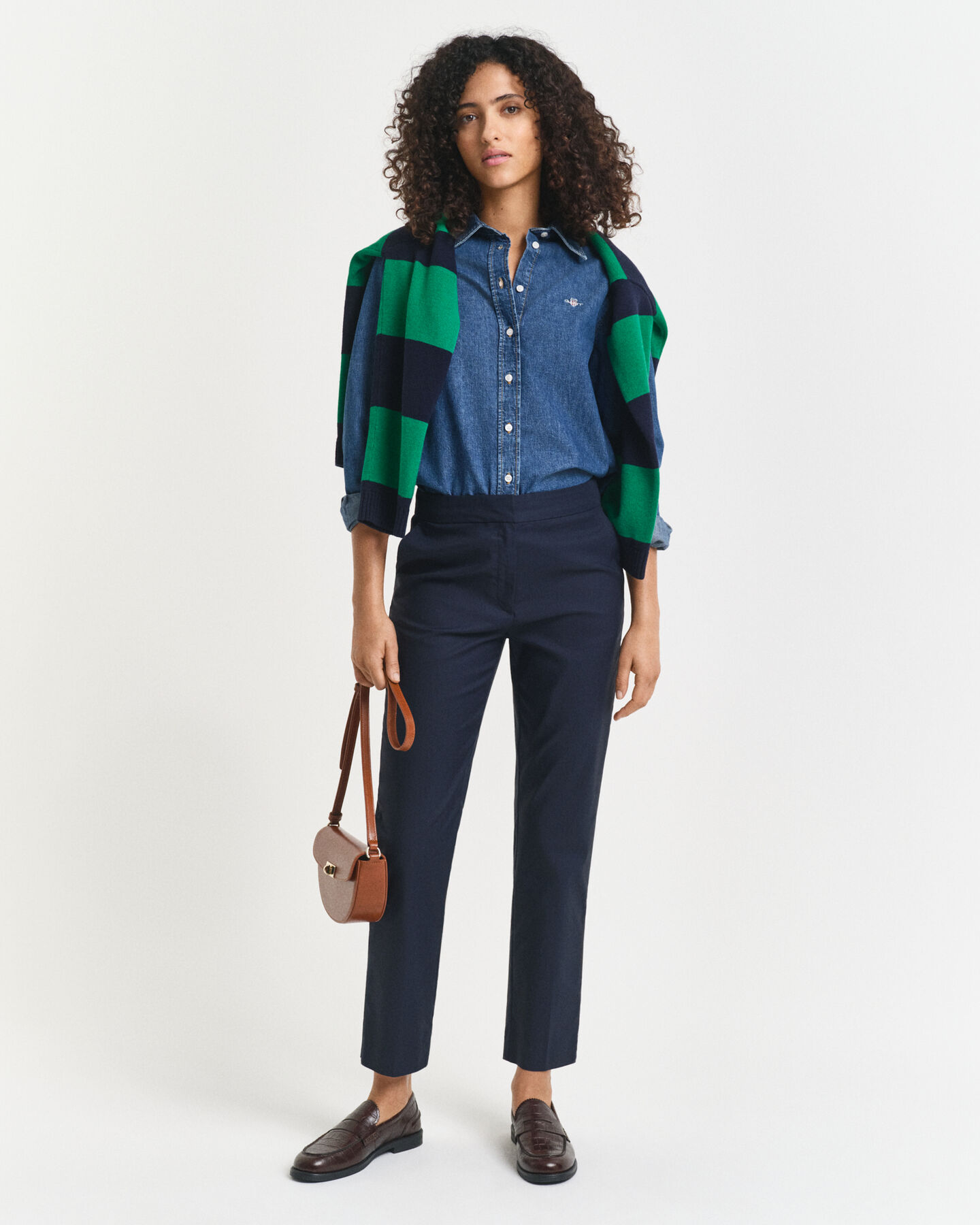 Regular fit denim-skjorte