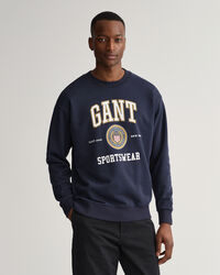 Crest Shield sweatshirt med crewneck