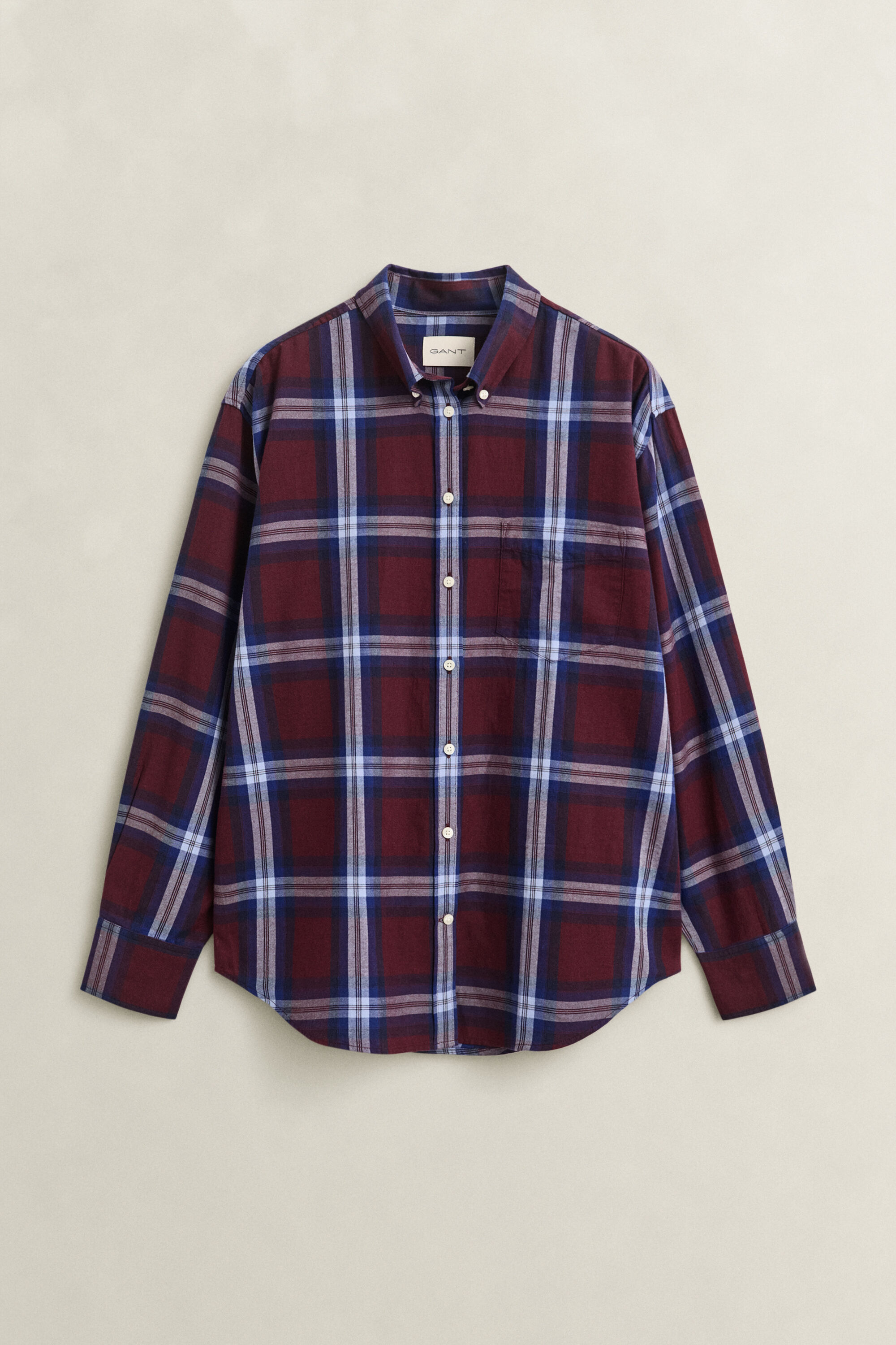 Relaxed flannelskjorte