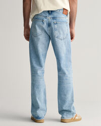 Loose fit jeans med brede ben
