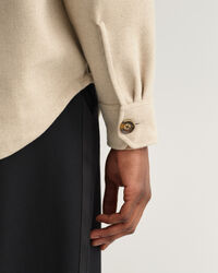 Overskjorte i uldblanding