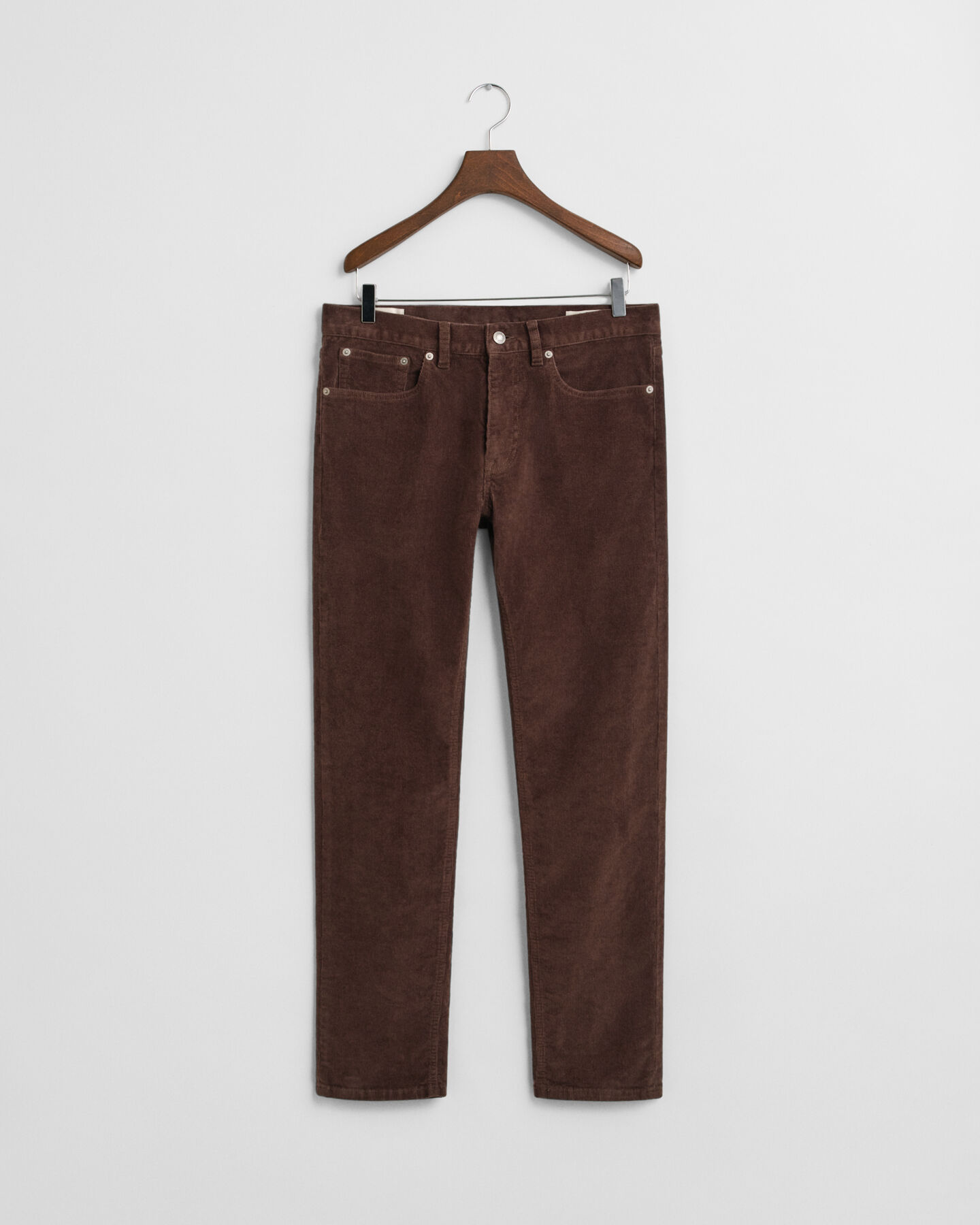 Slim fit jeans af jernbanefløjl