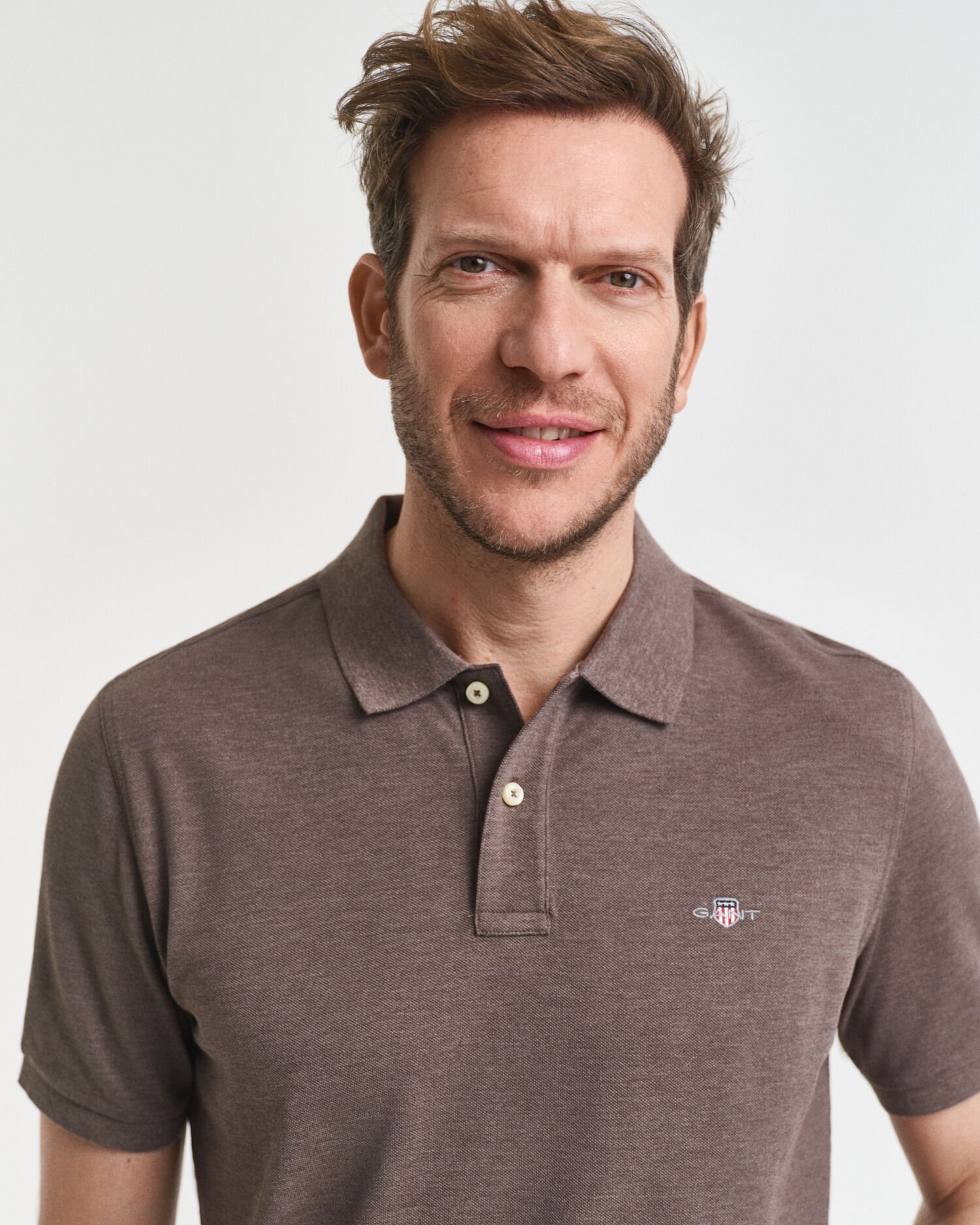 Regular fit Shield Piqué poloskjorte