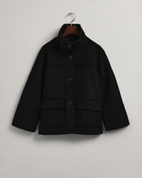 Kort jakke af uldblanding