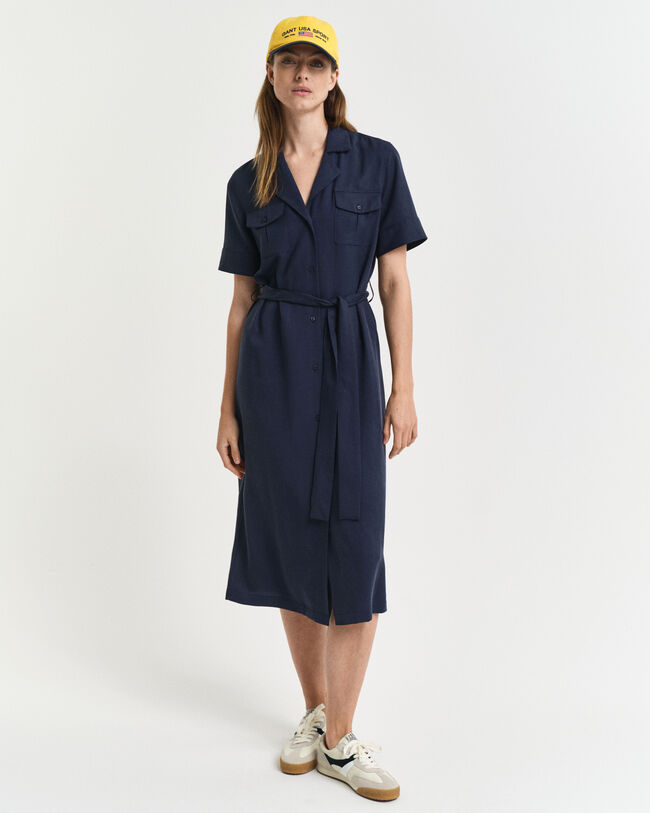 Regular fit kjole med lommer