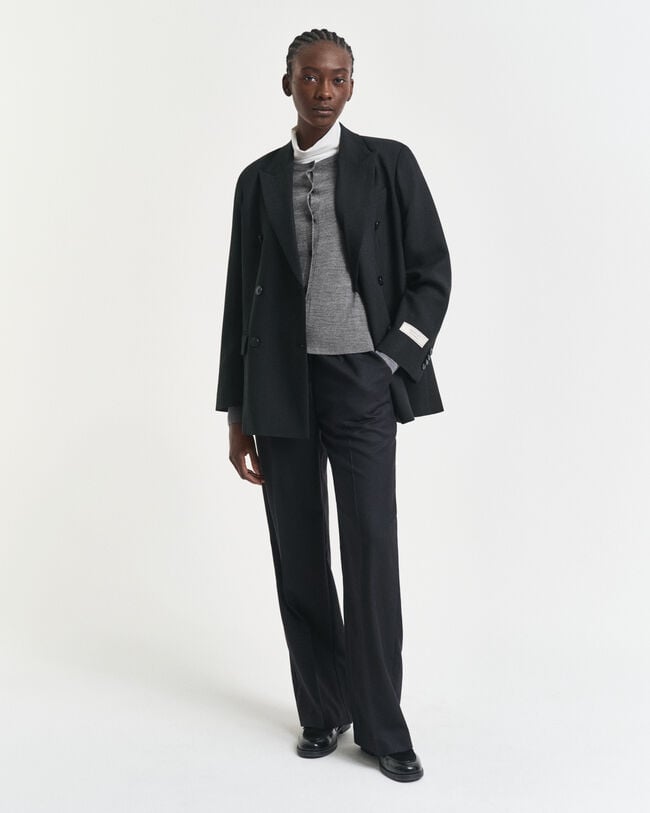 Cardigan af ekstra fin merinould