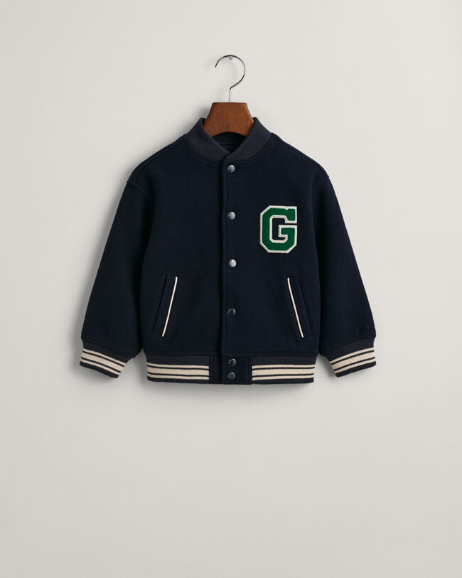Kids Varsity Jacket af uld