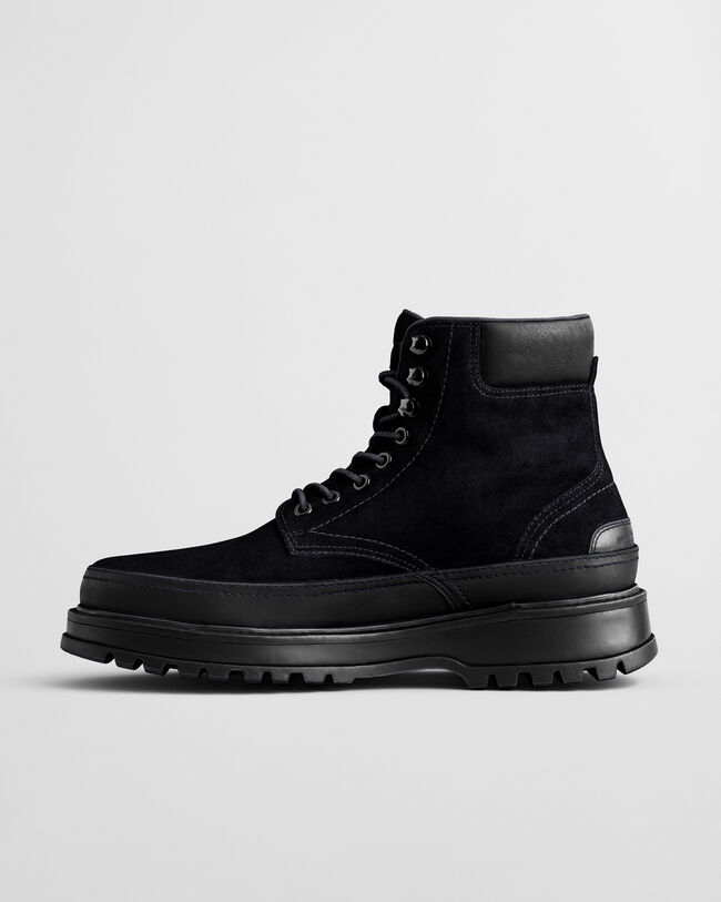 Clafton ruskindsstøvler med snørebånd