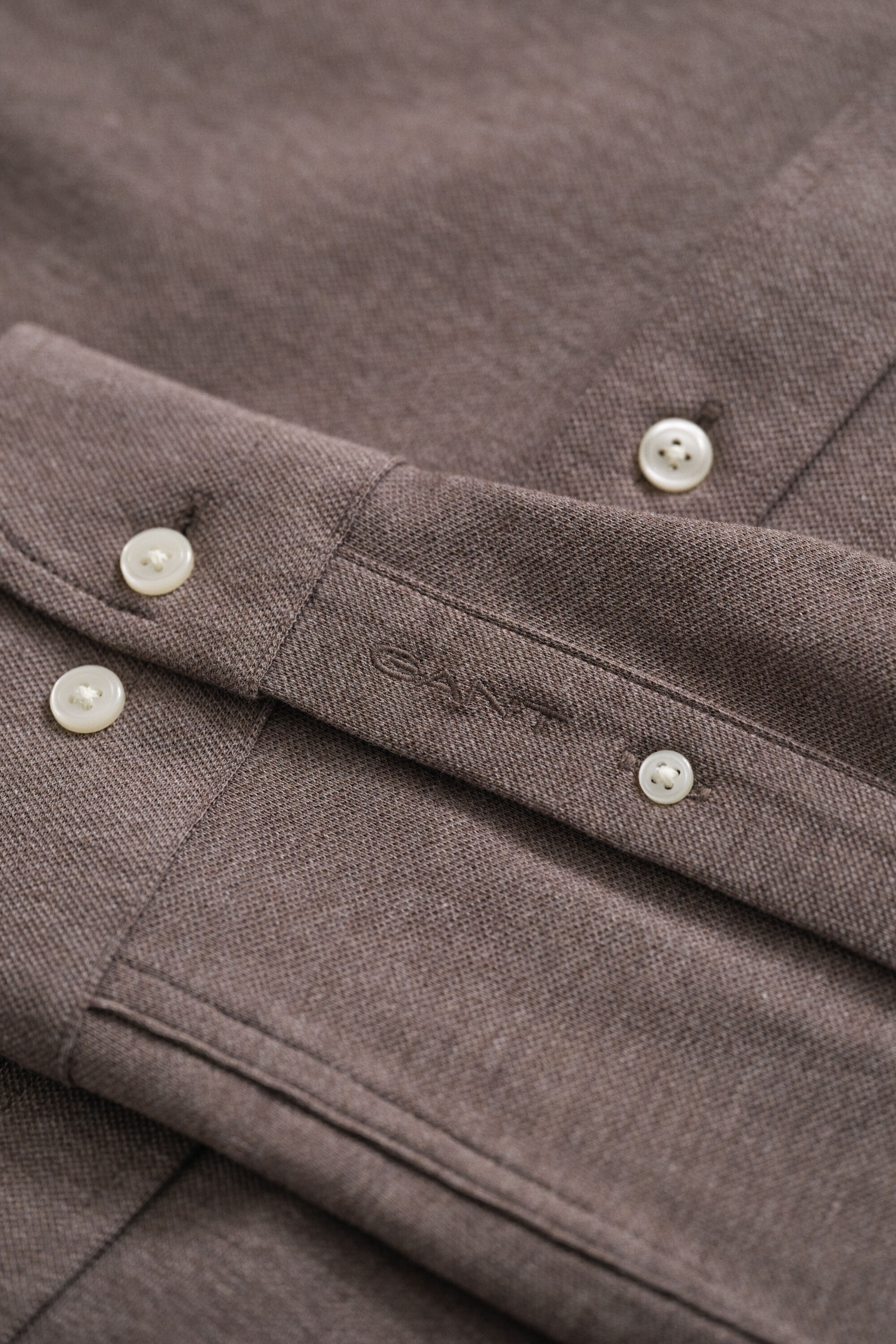 Jersey skjorte med stræk i piqué