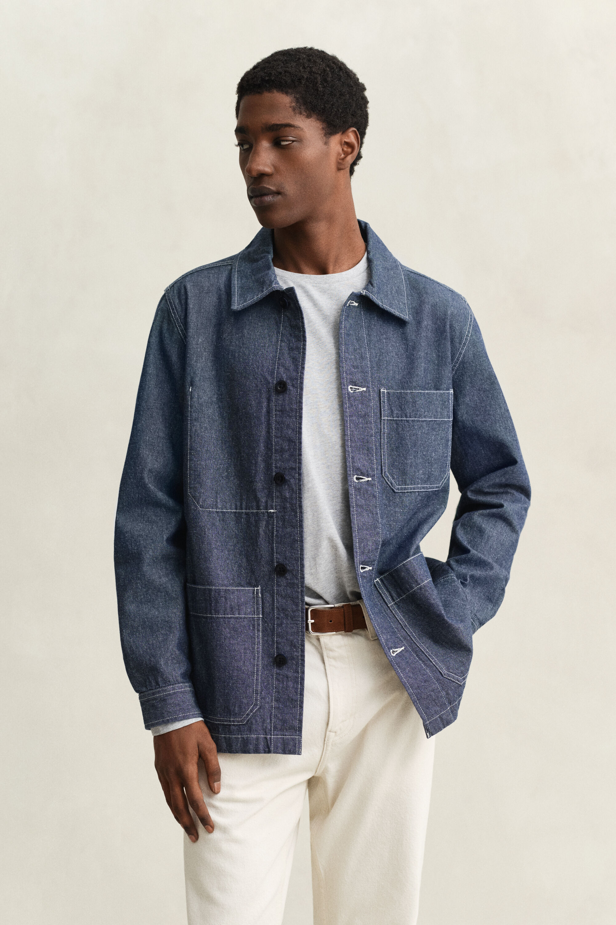 Chambray overskjorte
