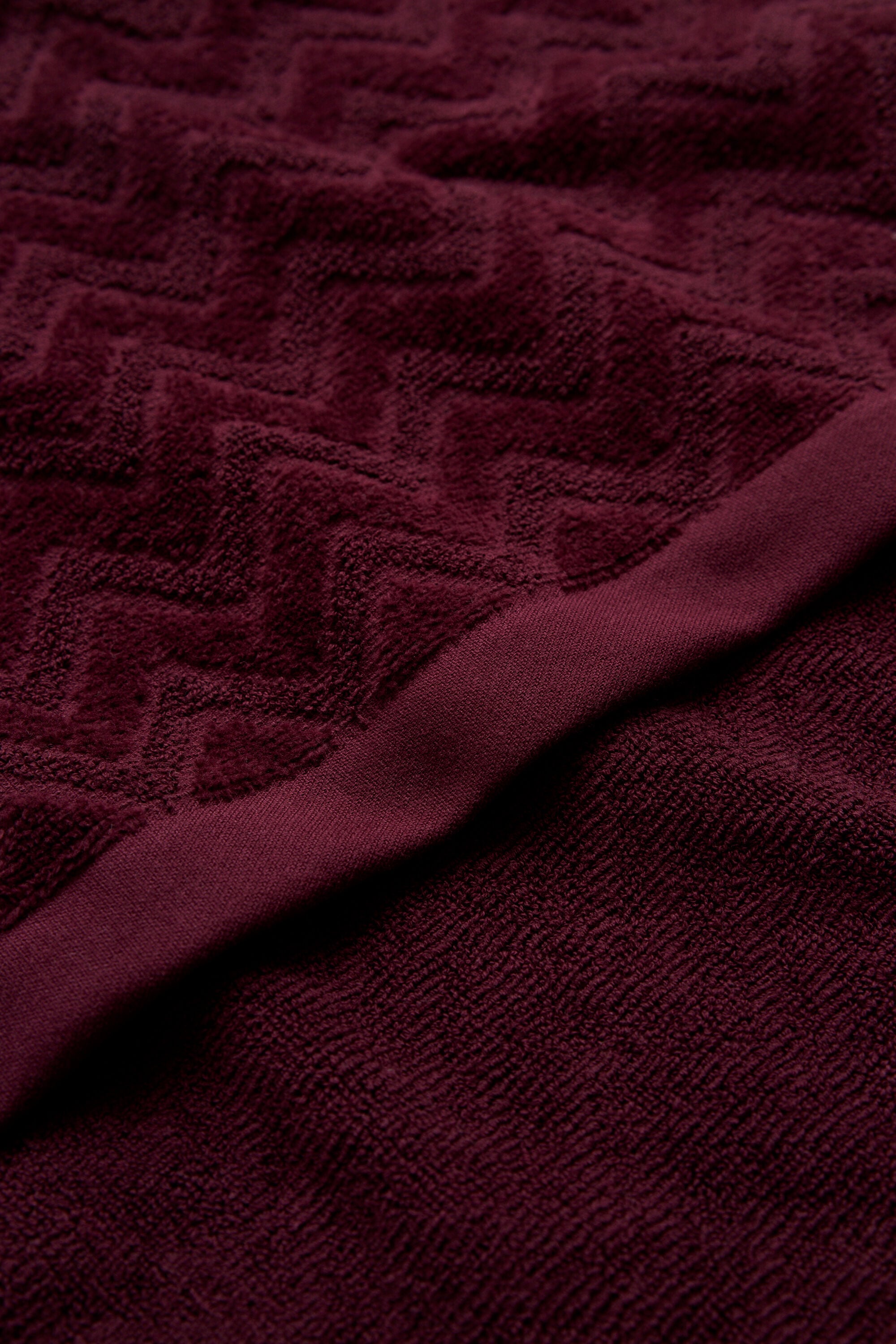 Jacquard sildebensmønstret håndklæde 50X70