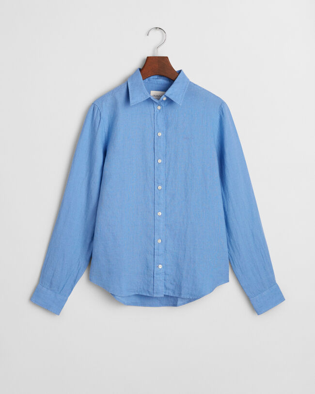 Regular fit skjorte af hør